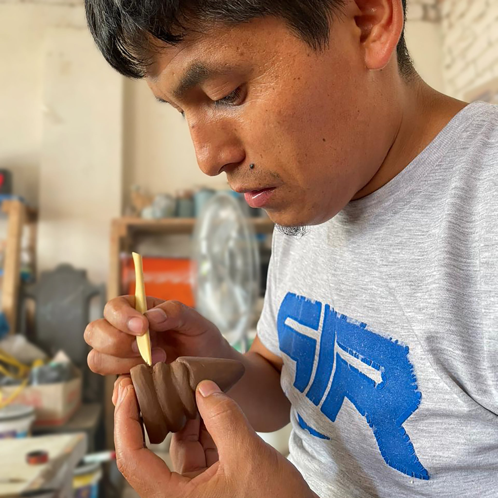 Serene Ceramic Nativity - Set of 5 - Ten Thousand Villages