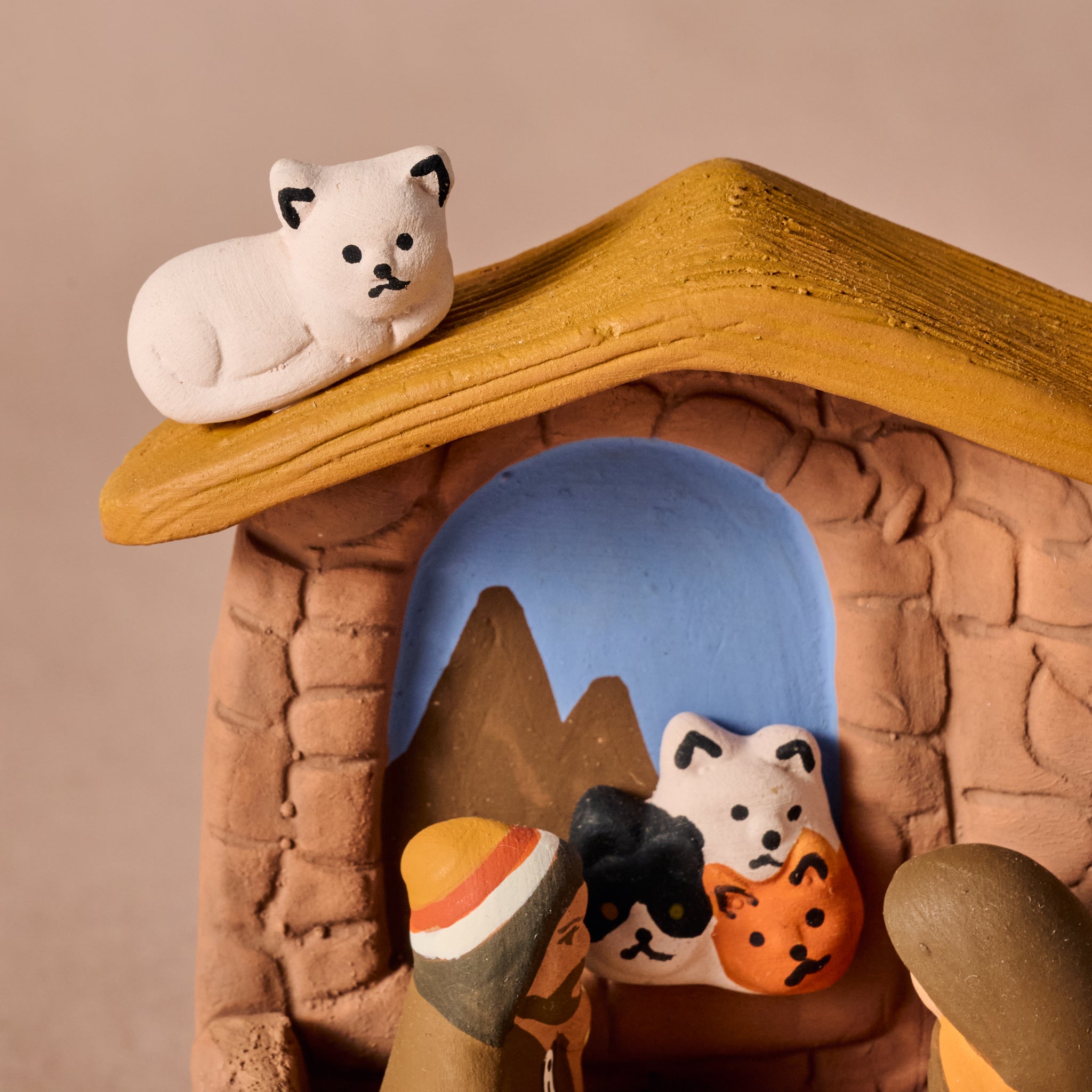 Cat Lover's Nativity