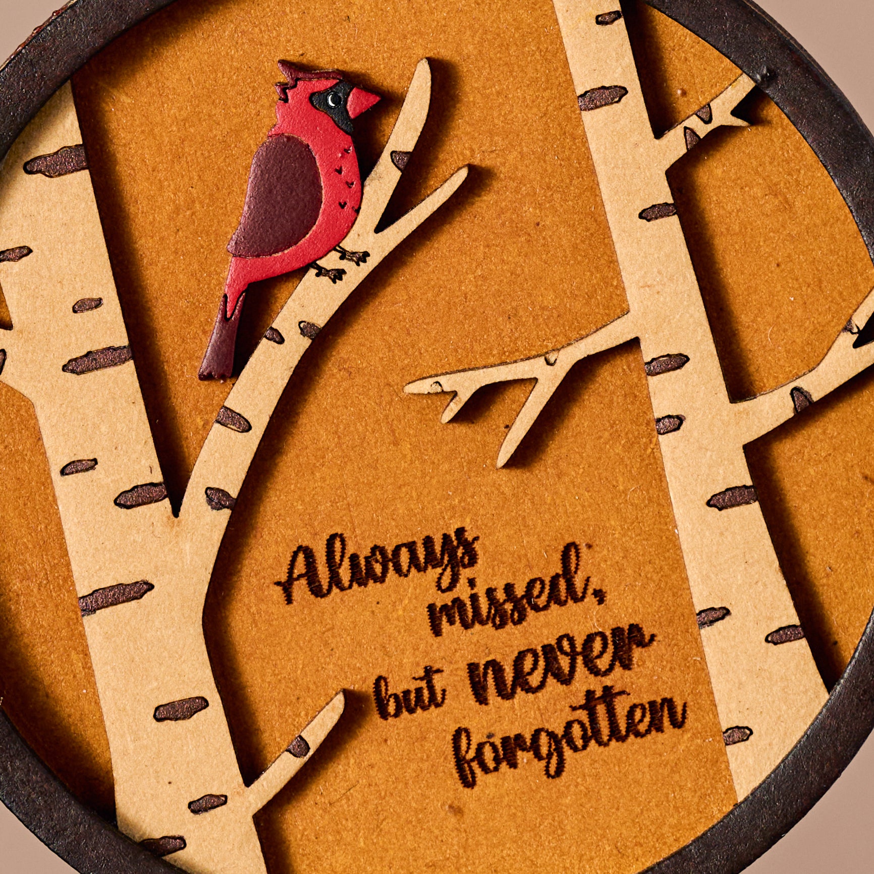 Here With Us Cardinal Ornament