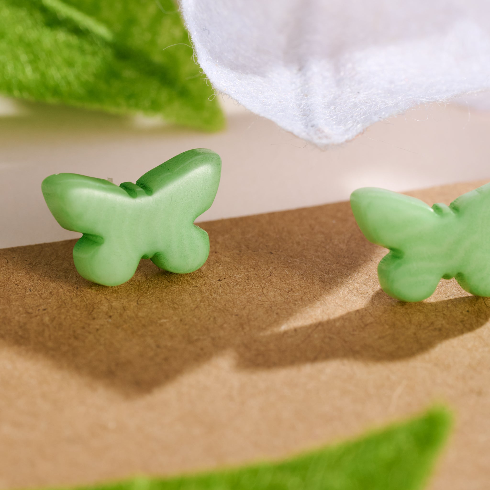 Aleteo Butterfly Tagua Earrings - Ten Thousand Villages