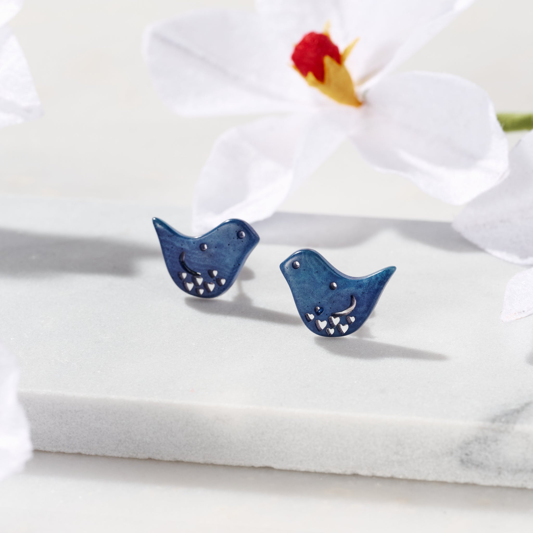 Pisco Bird Tagua Earrings - Ten Thousand Villages