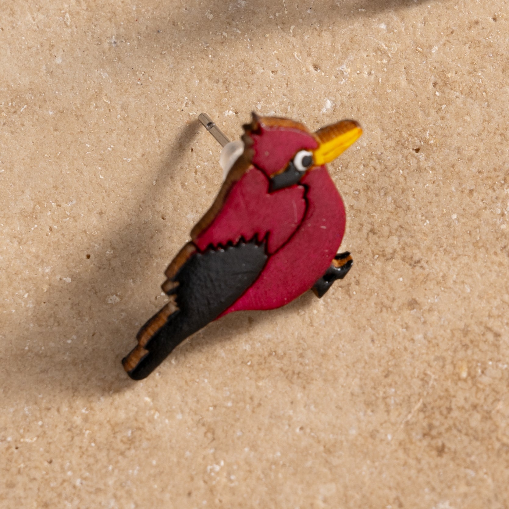 Carmesi Cardinal Gourd Earrings