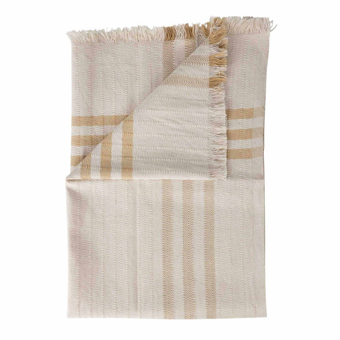 Sunny Stripe Checked Tea Towel 1