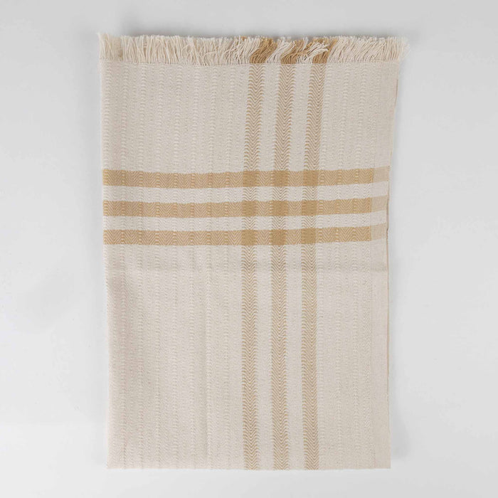 Sunny Stripe Checked Tea Towel 2