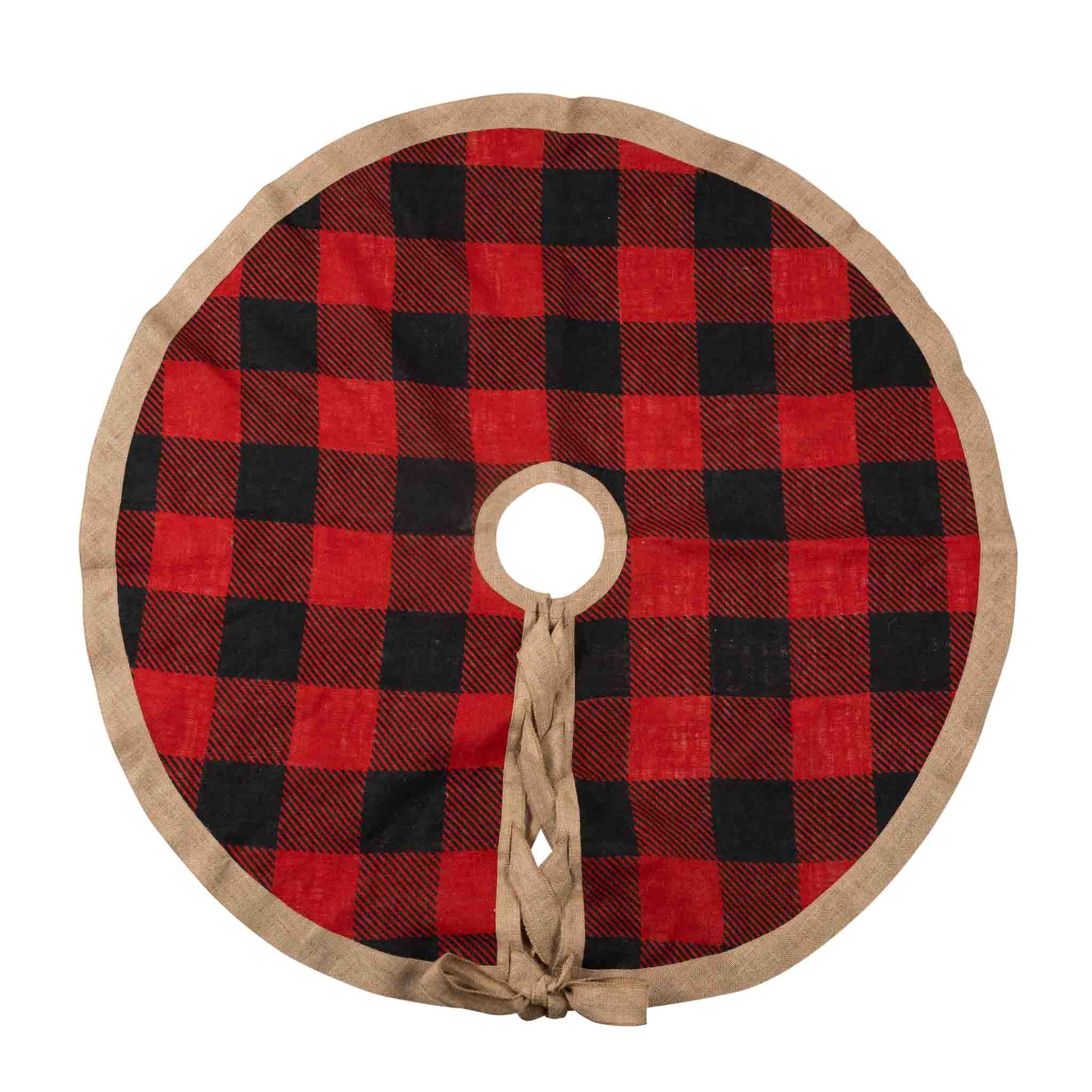 Buffalo Check Tree Skirt - Ten Thousand Villages