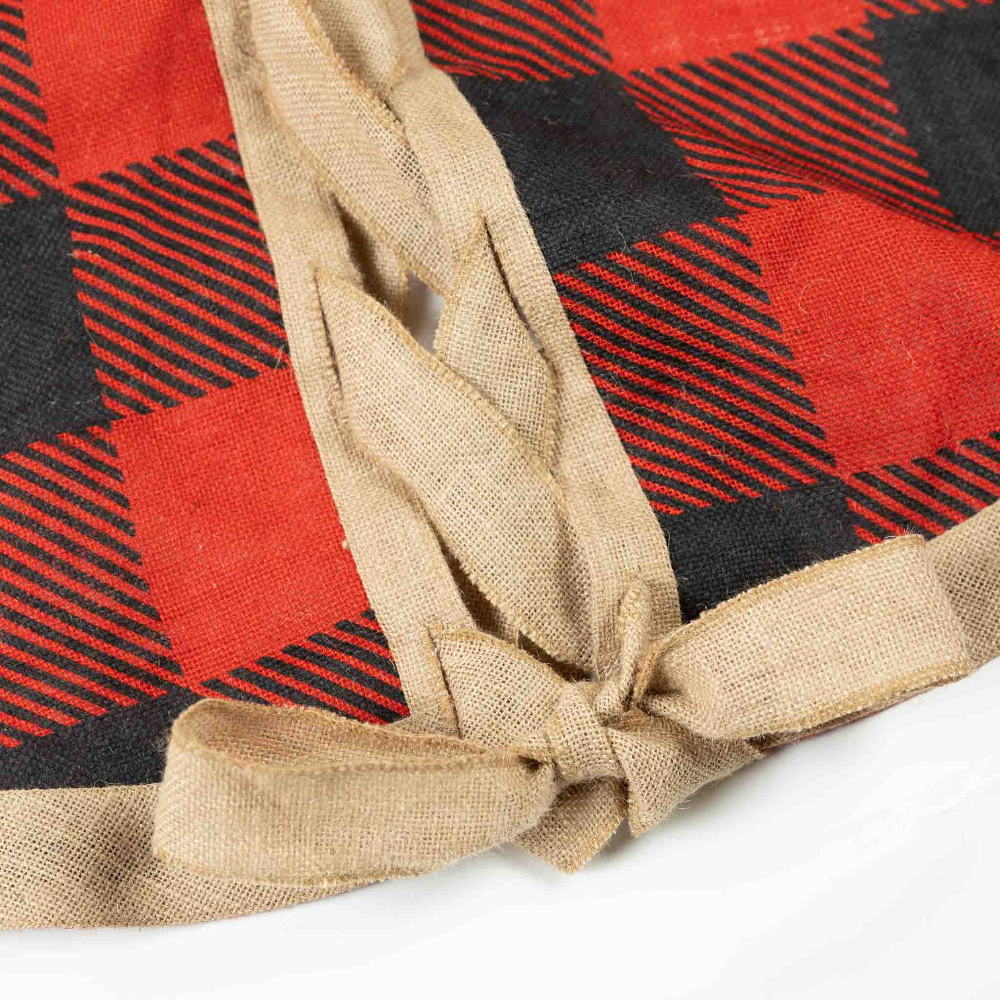 Buffalo Check Tree Skirt - Ten Thousand Villages