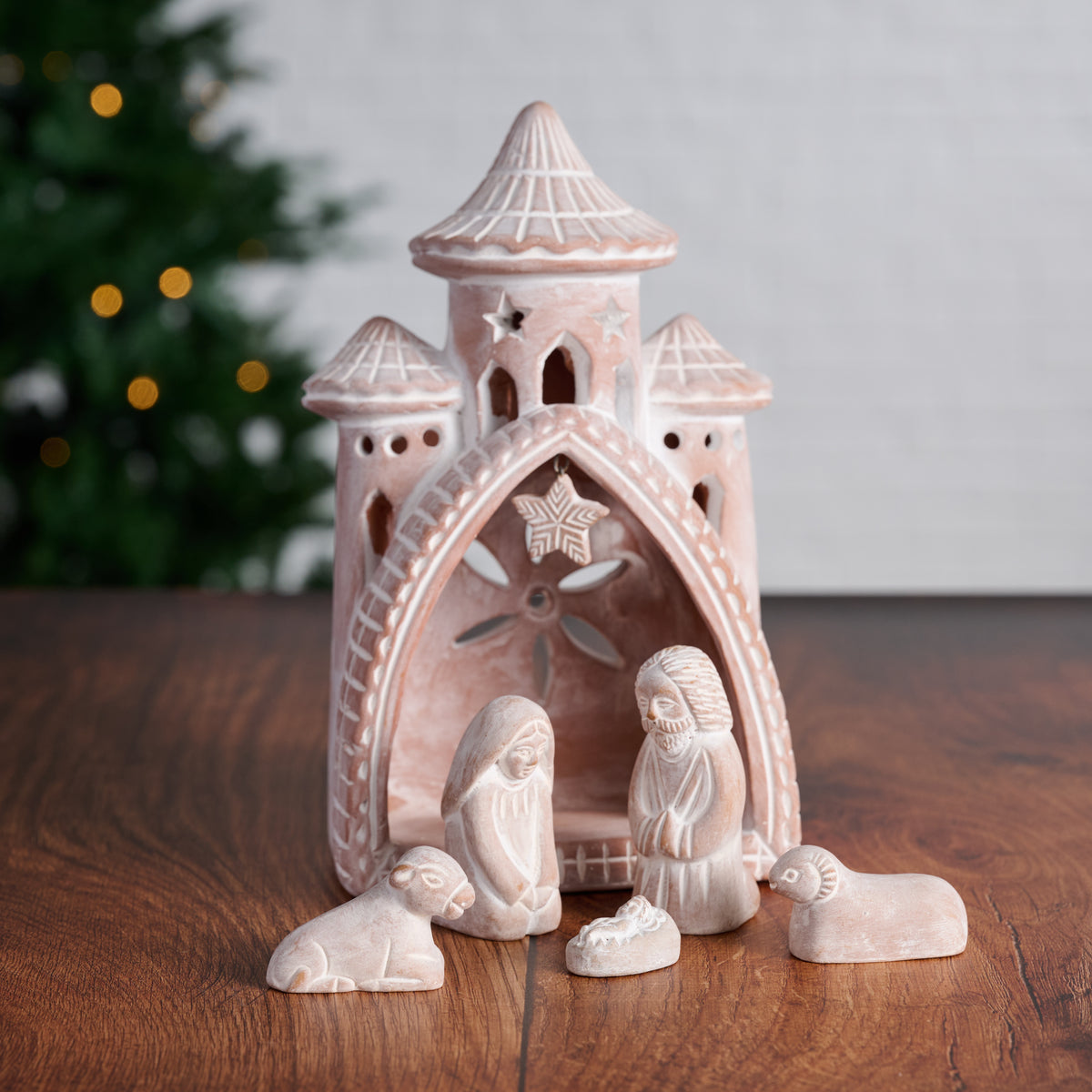 Mahal Terracotta Nativity - Ten Thousand Villages