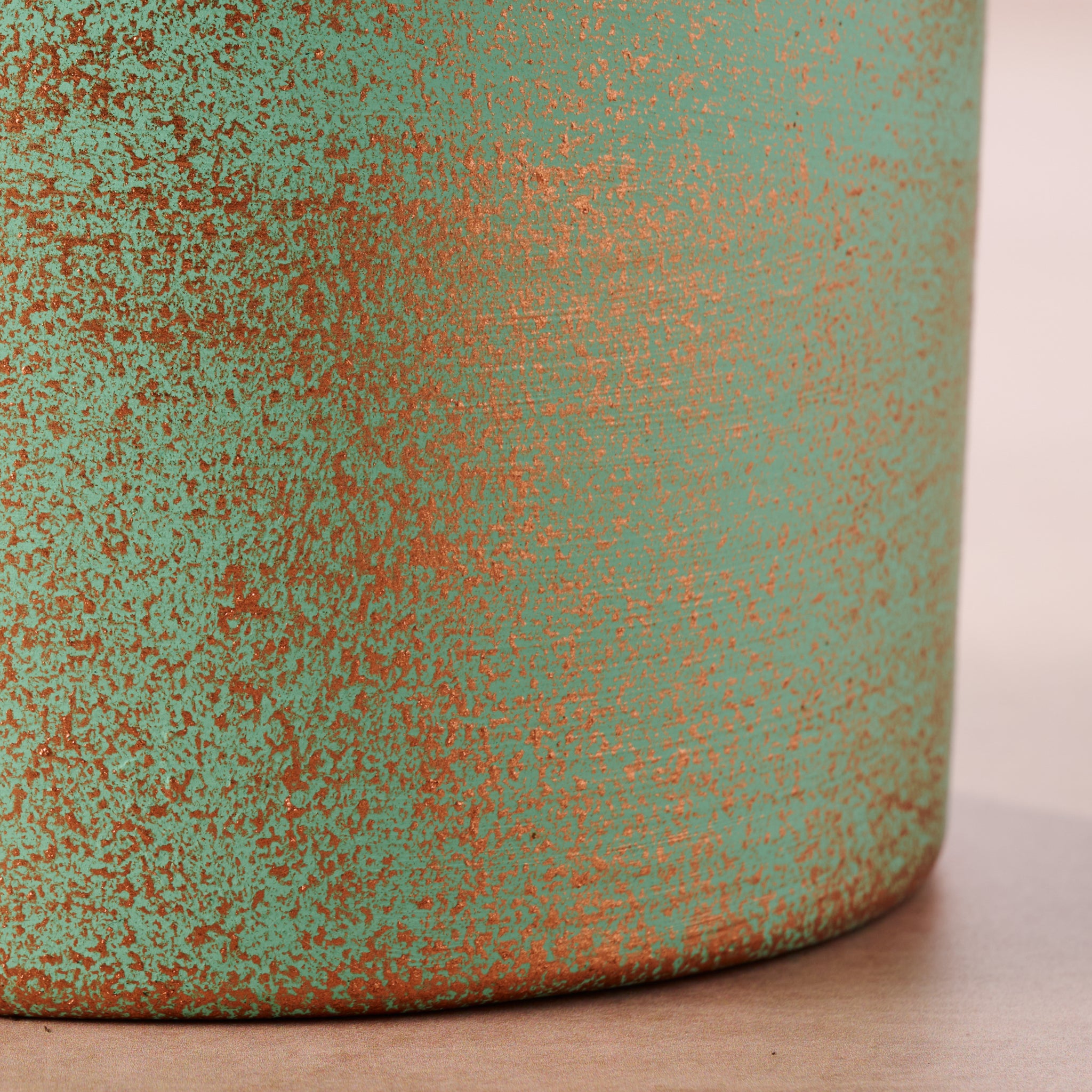 Chota Terracotta Mini Planter - Turquoise