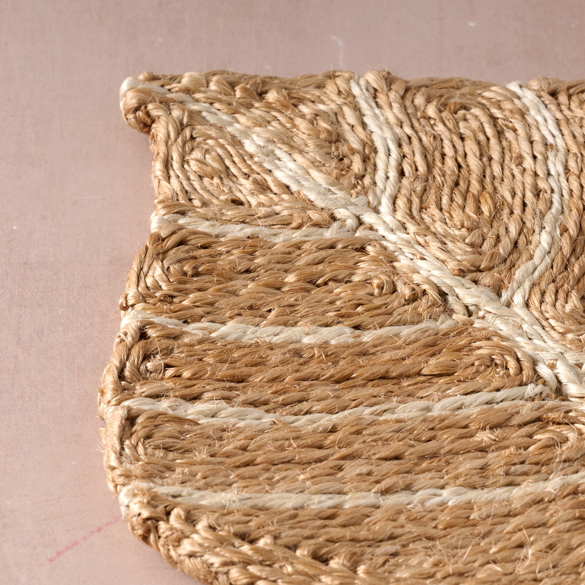 Sarat Jute Leaf Coaster Cutlery Placemat