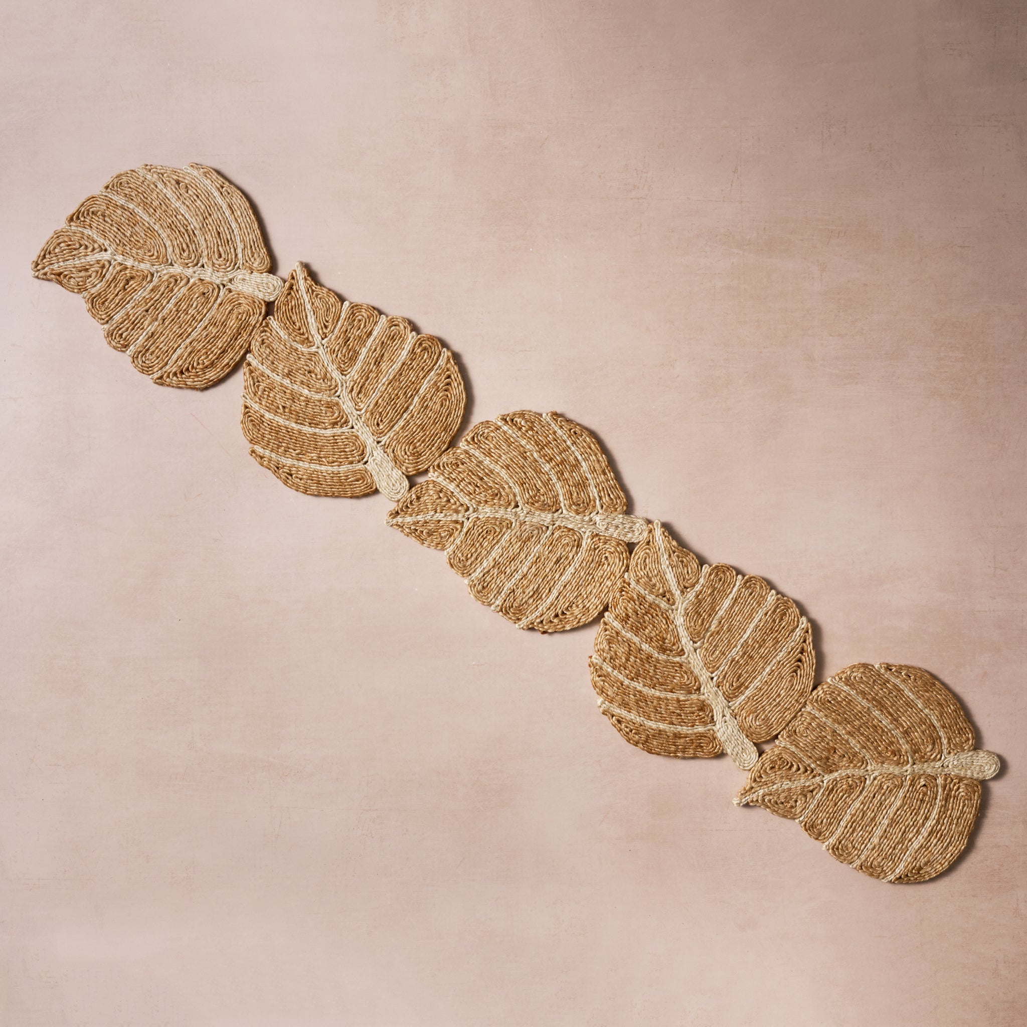 Sarat Jute Leaf Table Runner