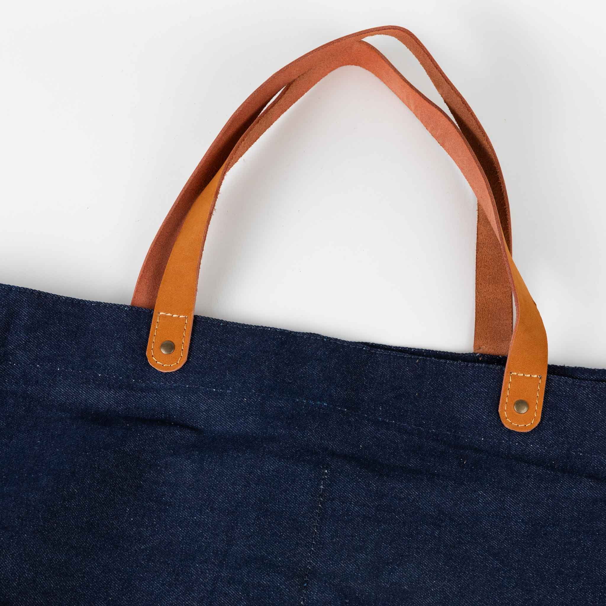 Upcycled Denim Weekender Bag - Ten Thousand Villages