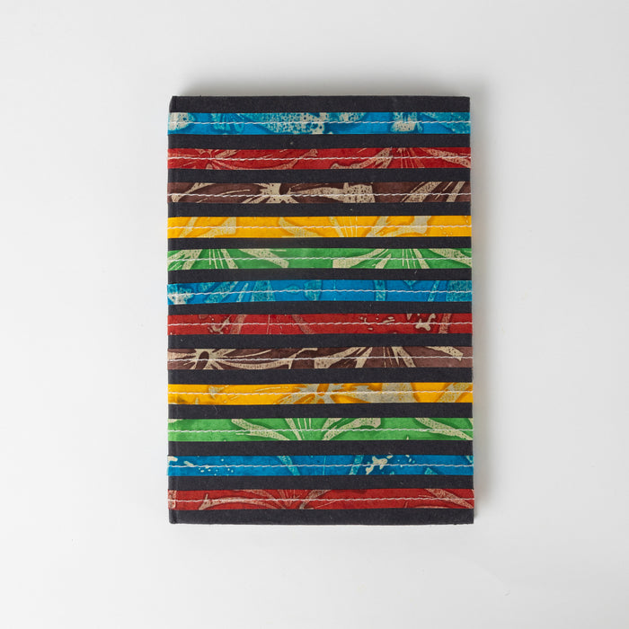 Bright Striped Batik Journal 1