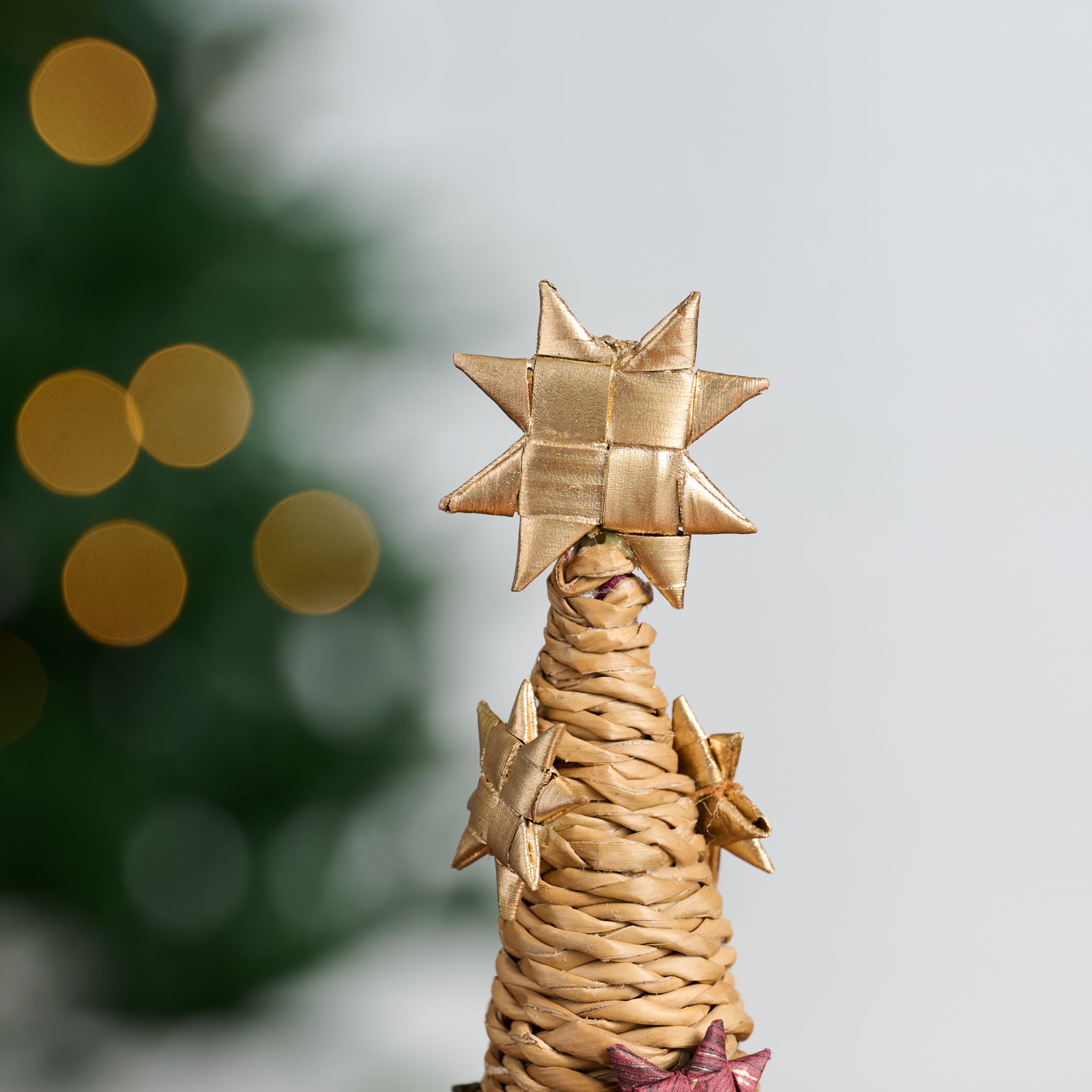 Paper Stars & Hogla Tree - 12" - Ten Thousand Villages