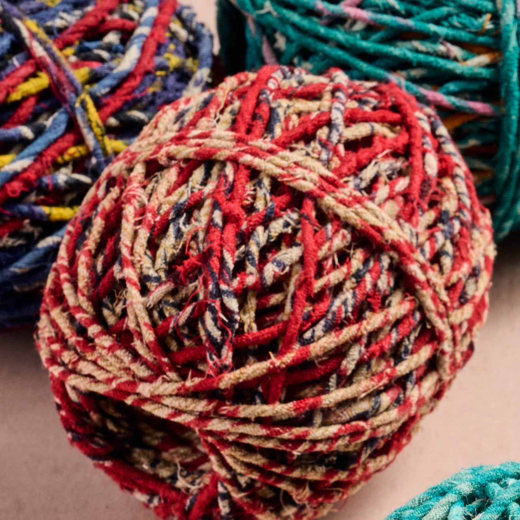 Recycled Sari Twine Balls - Ten Thousand Villages