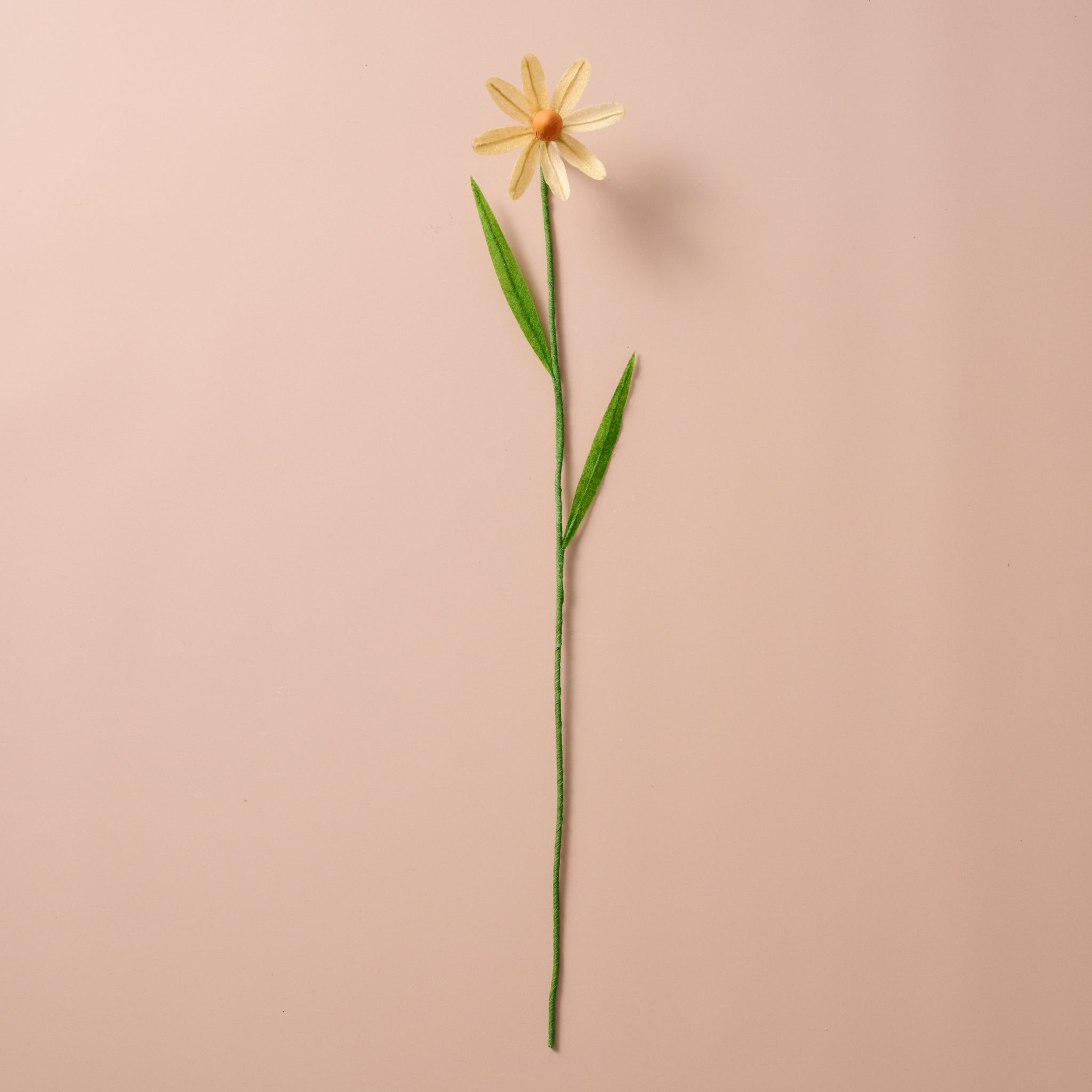 Silk Paper Cone Flower - Cream