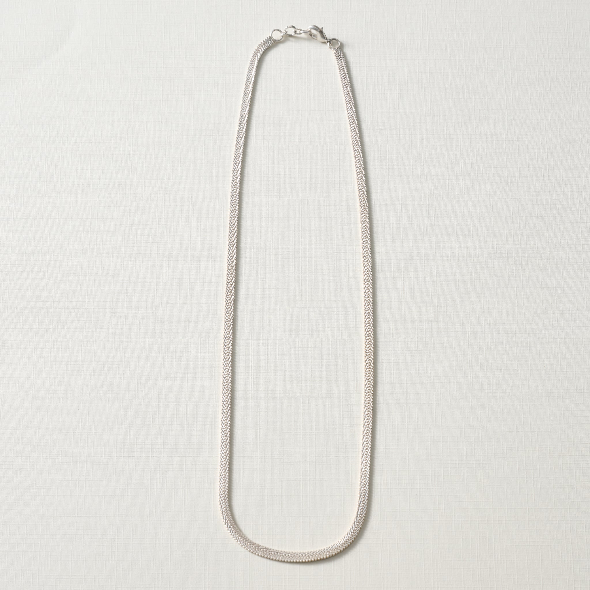 Zara Silver Tone Snake Necklace