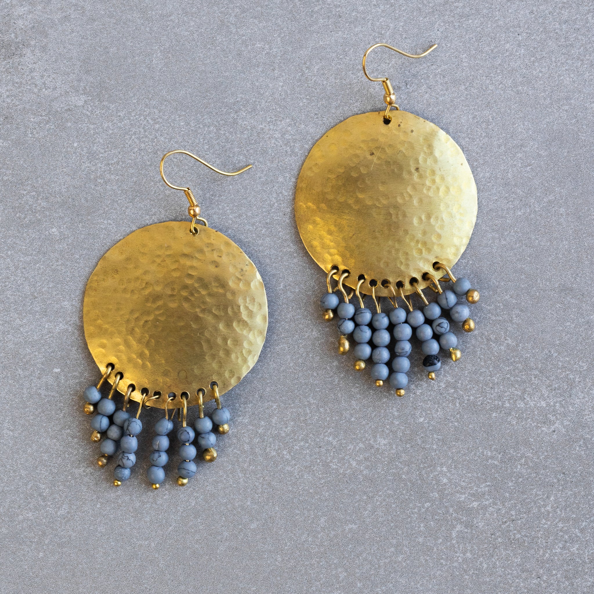 Manaka Gold Sun Drop Earrings - Ten Thousand Villages