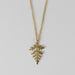 Leaf Charm Pendant Necklace thumbnail 2