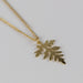 Leaf Charm Pendant Necklace thumbnail 3