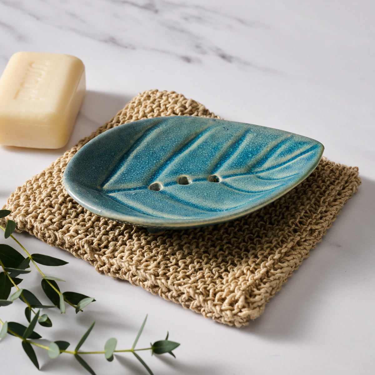 Geela Ceramic Leaf Soap Dish – Ten Thousand Villages