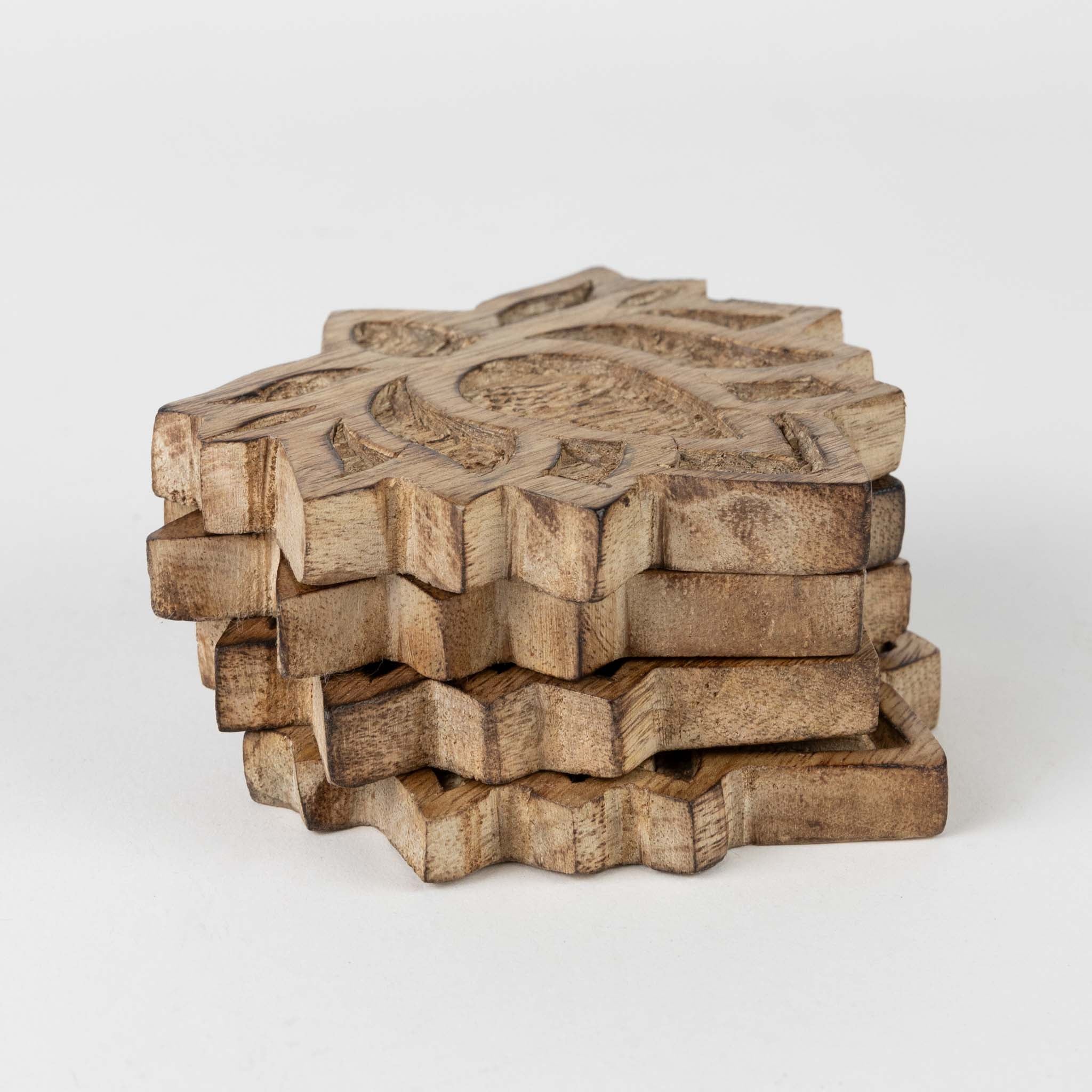 Lotus Blossom Coasters - Set of 4 - Ten Thousand Villages