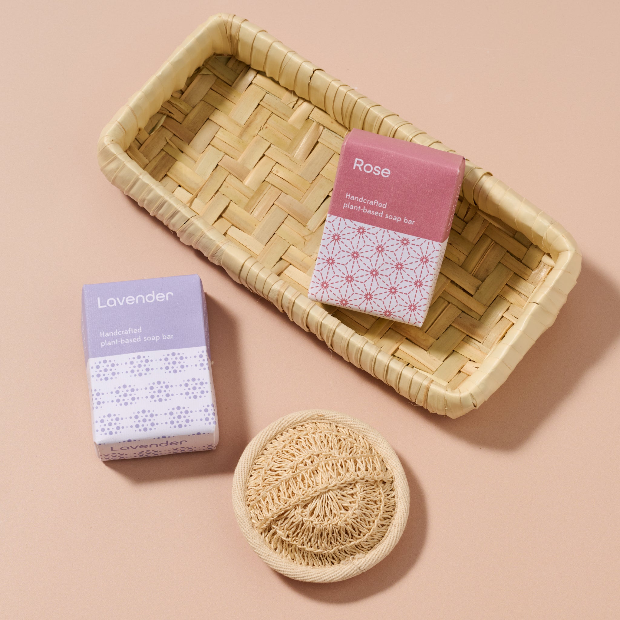 Taaja Lavender and Rose Soap/Body Scrubber Set – Ten Thousand Villages