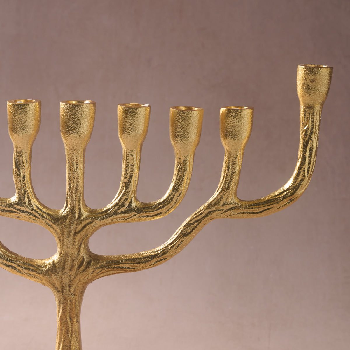 Rooted in Faith Gold Tone Menhorah