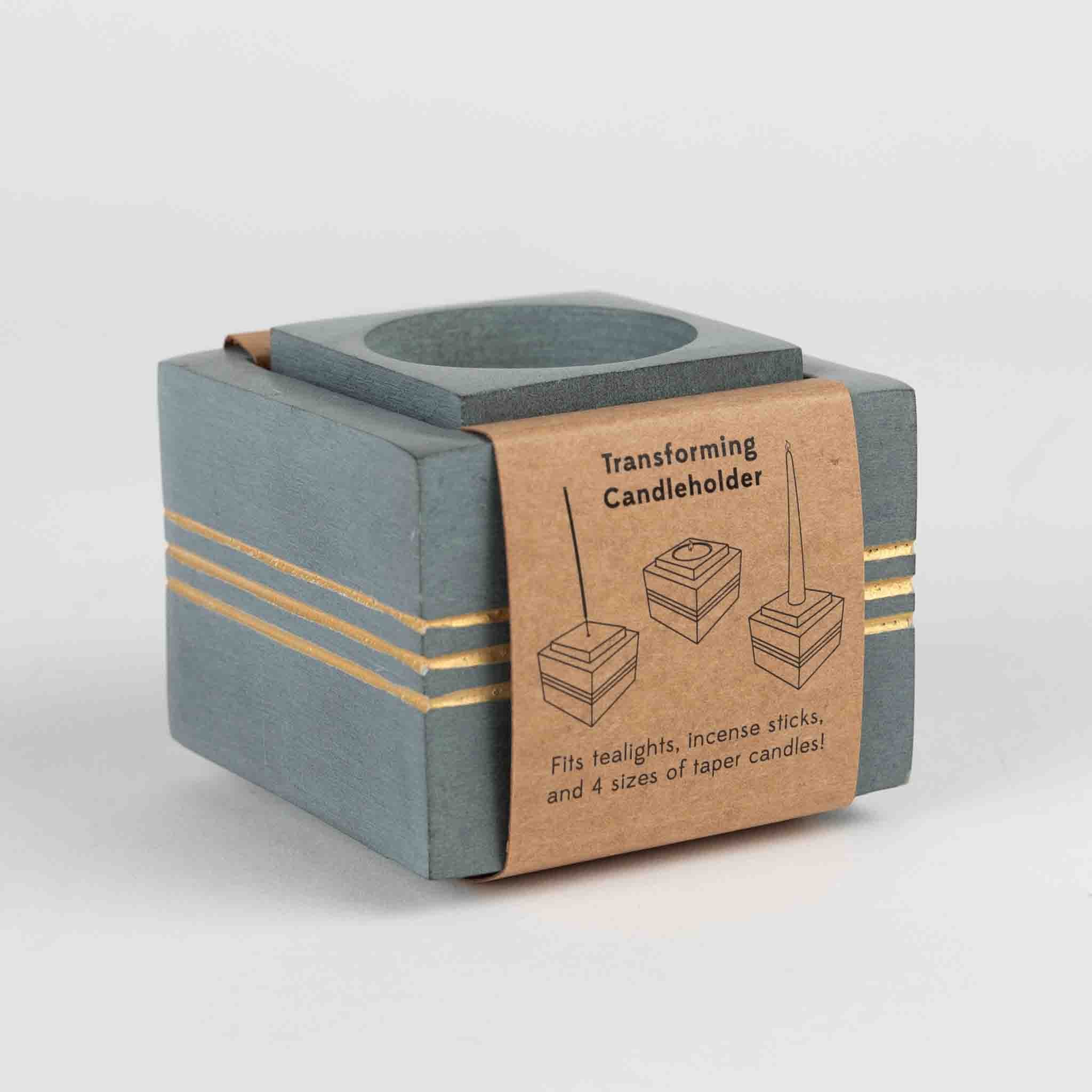 Bahu Stone Candleholder - Tea Lights & Tapers - Default Title (6826010)