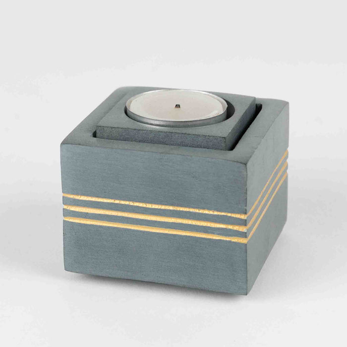 Bahu Stone Candleholder - Tea Lights & Tapers - Default Title (6826010) 3