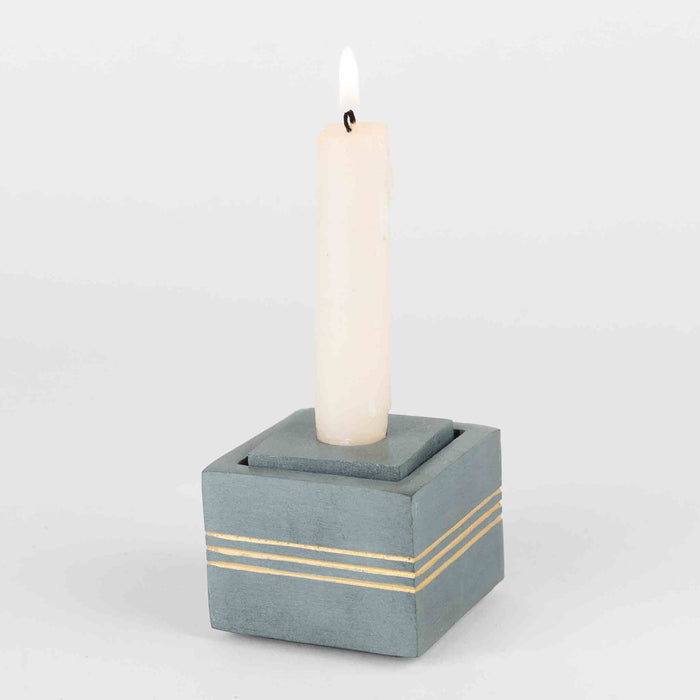 Bahu Stone Candleholder - Tea Lights & Tapers - Default Title (6826010) 4
