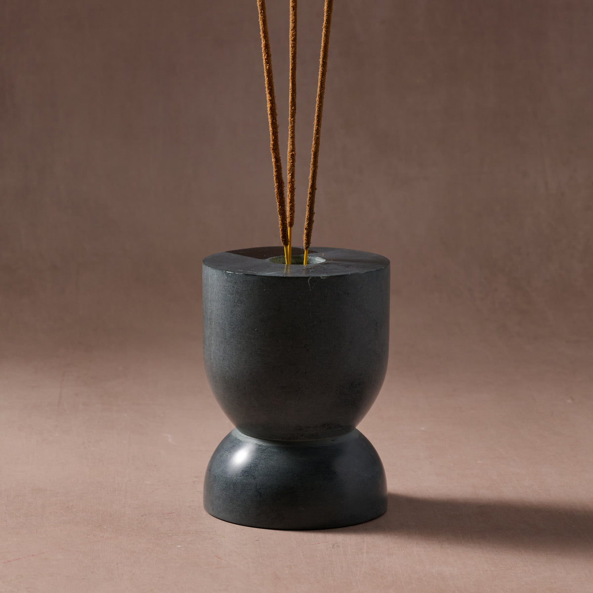 Maltee Palewa Stone Candle and Incense Holder