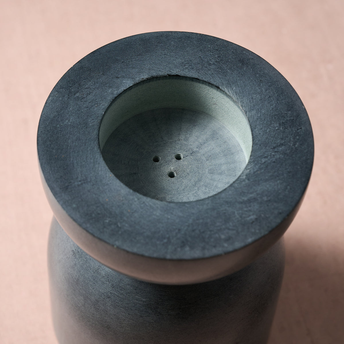 Maltee Palewa Stone Candle and Incense Holder