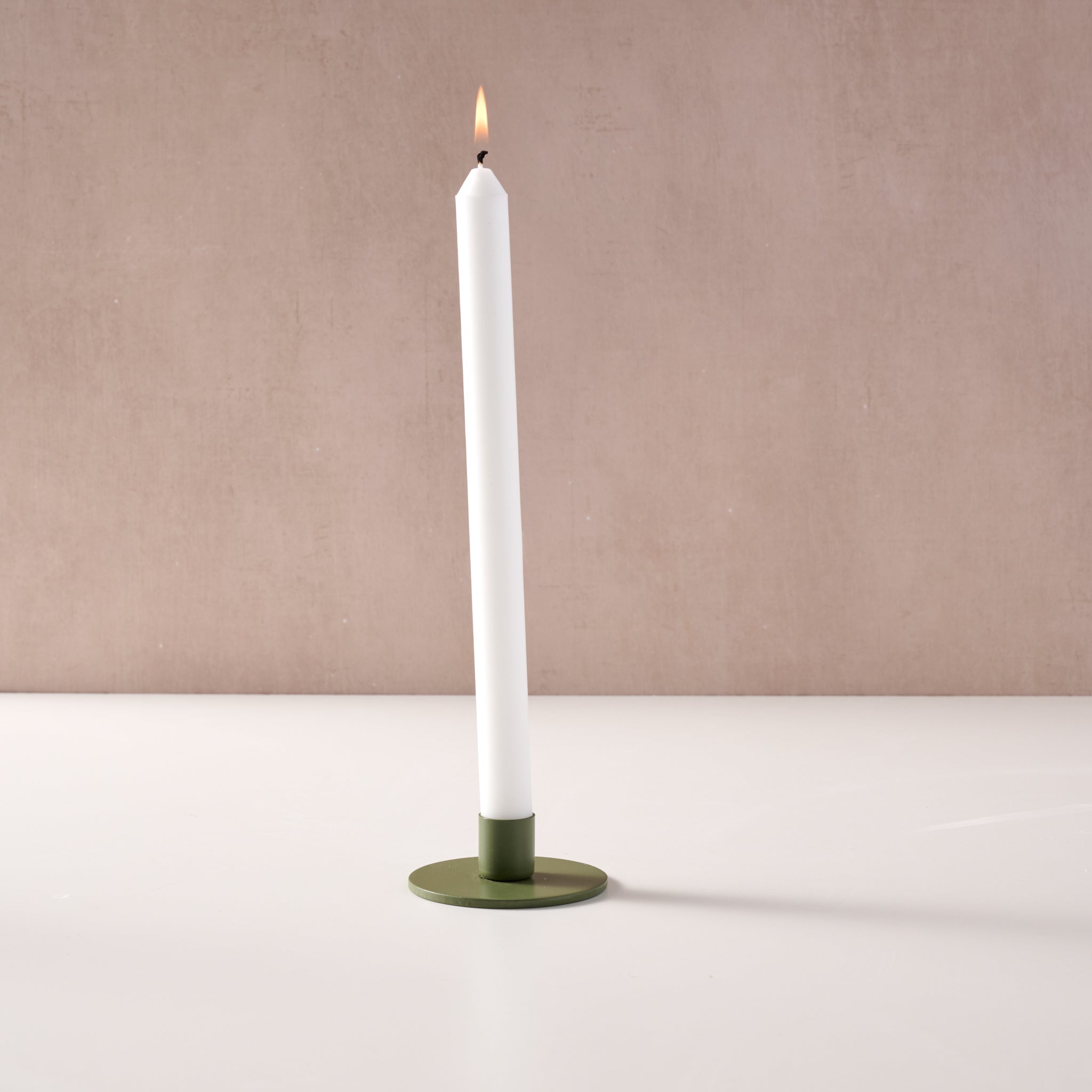 Prakash Taper Candle Holder - Light Green