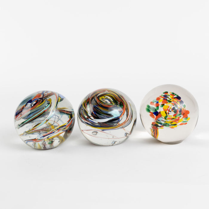 Multicolored Glass Paperweight 2