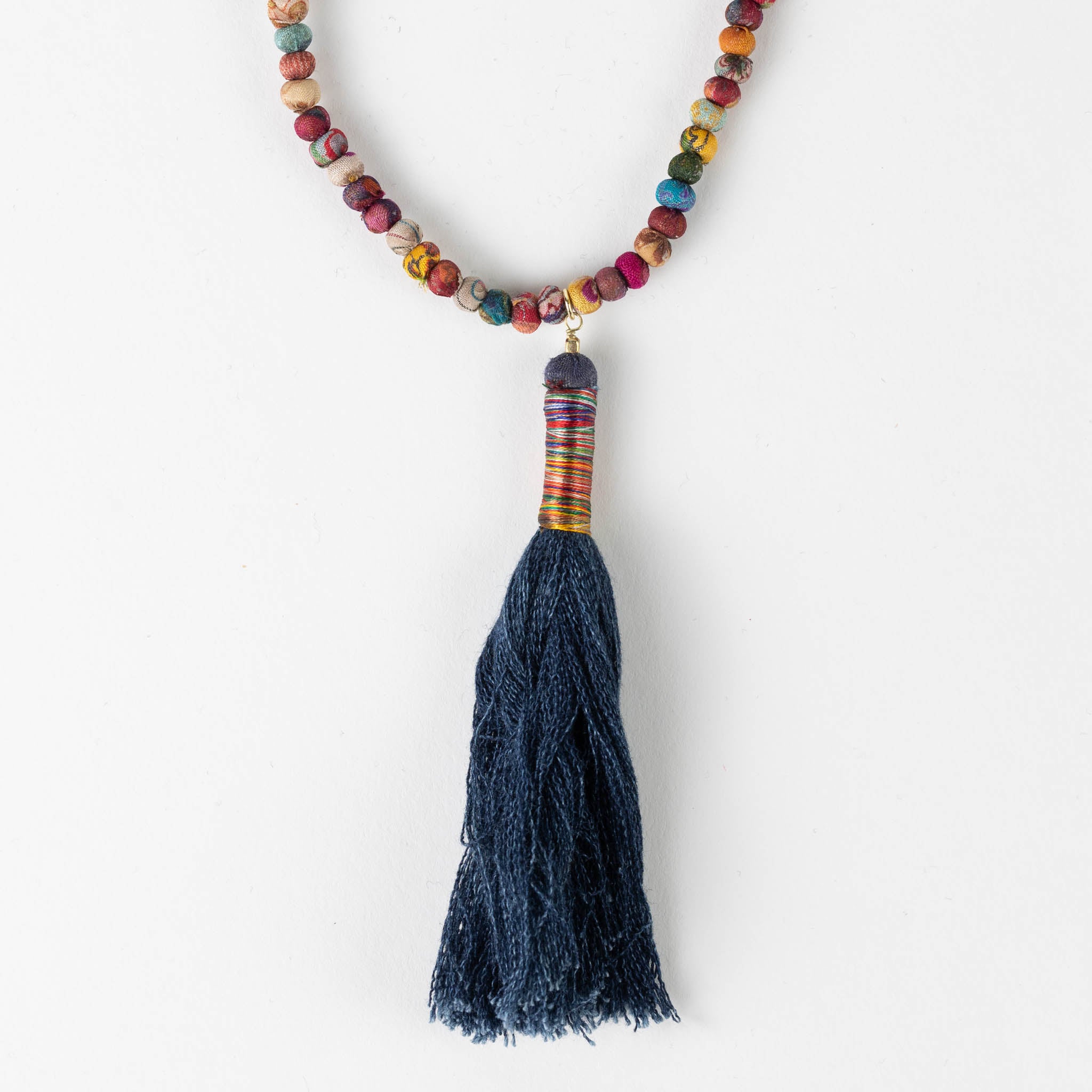 Jhabbe Tassel Pendant Necklace - Ten Thousand Villages