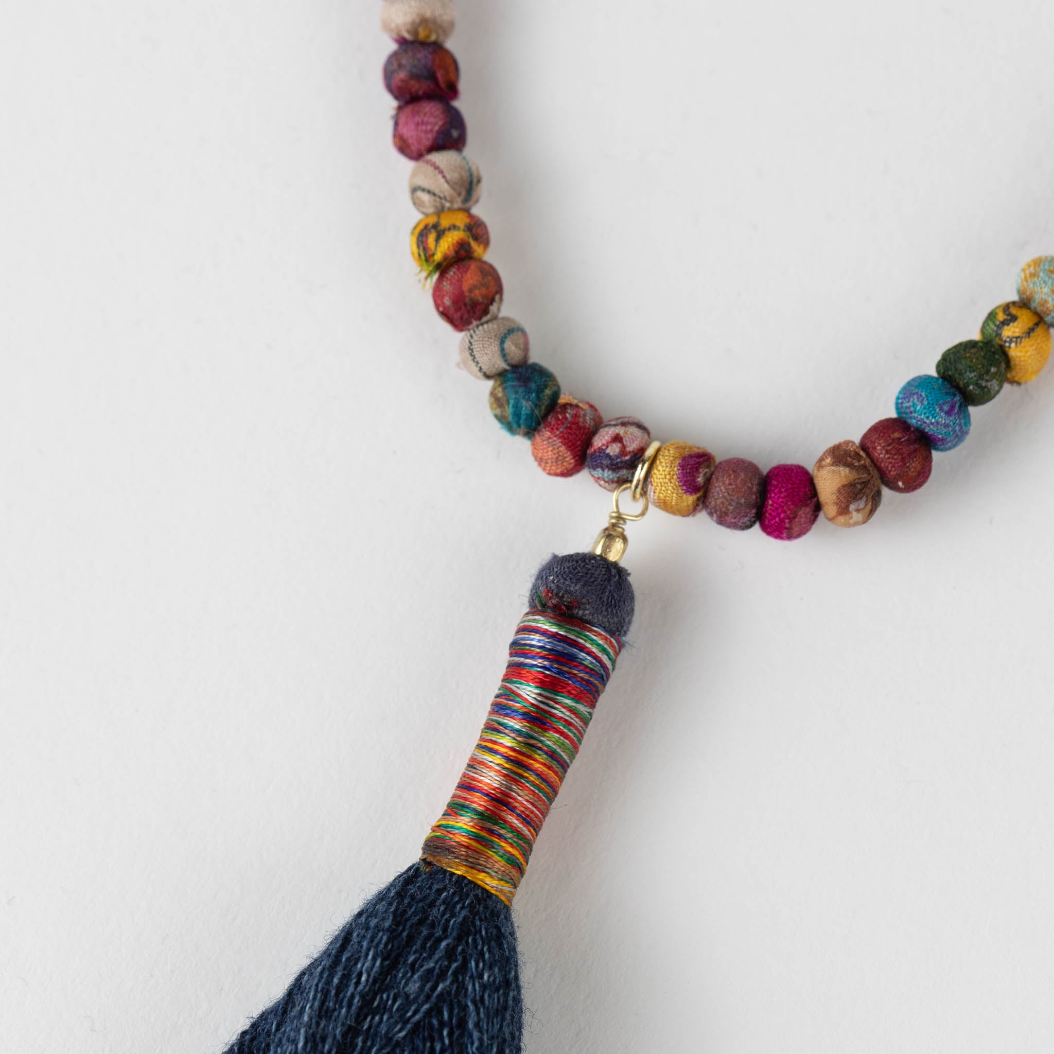 Jhabbe Tassel Pendant Necklace - Ten Thousand Villages