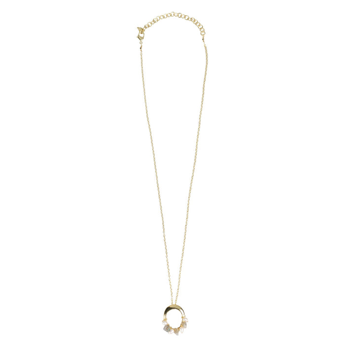 Moti Mini Pearl Pendant Necklace - Default Title (6830150) 1