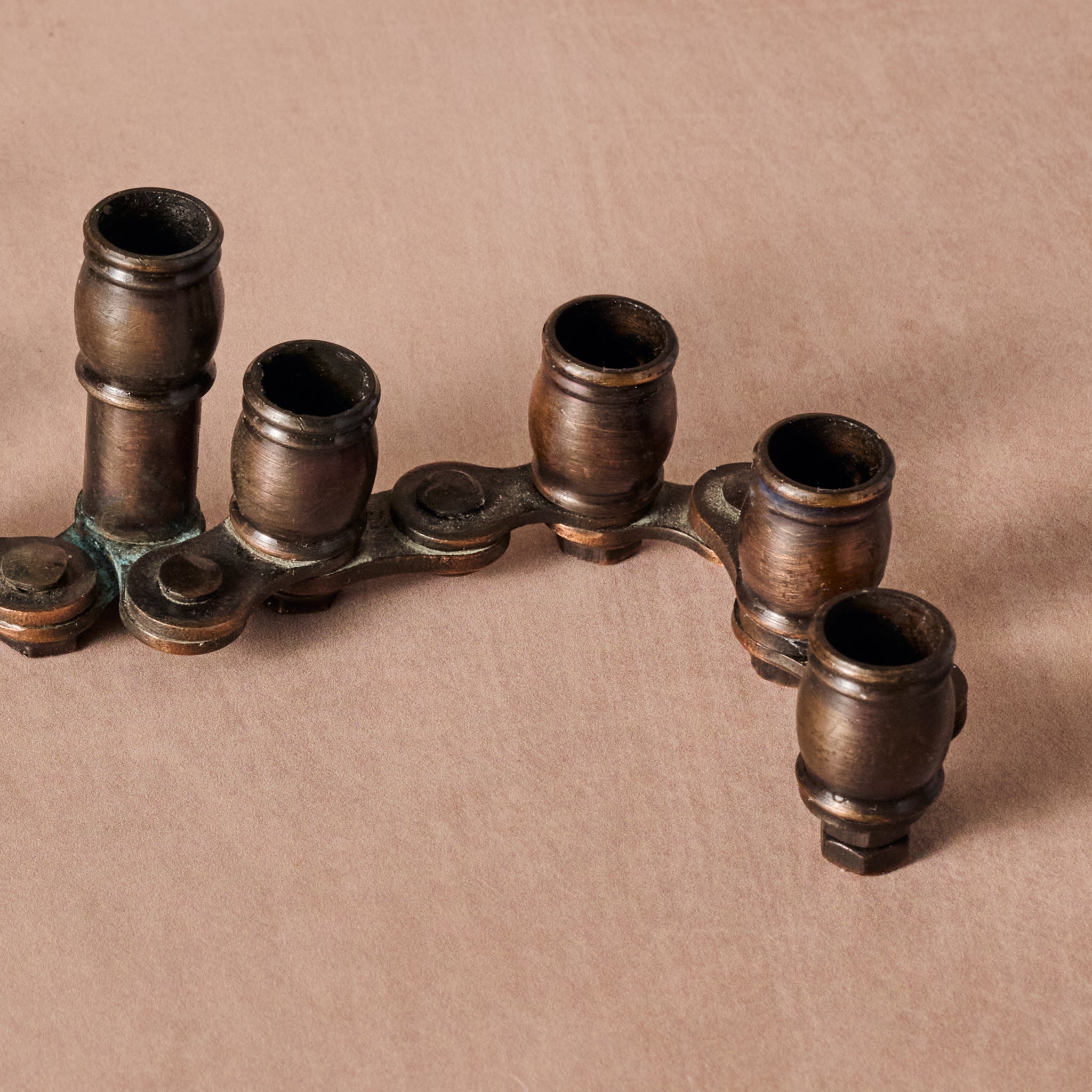 Bicycle Chain Menorah