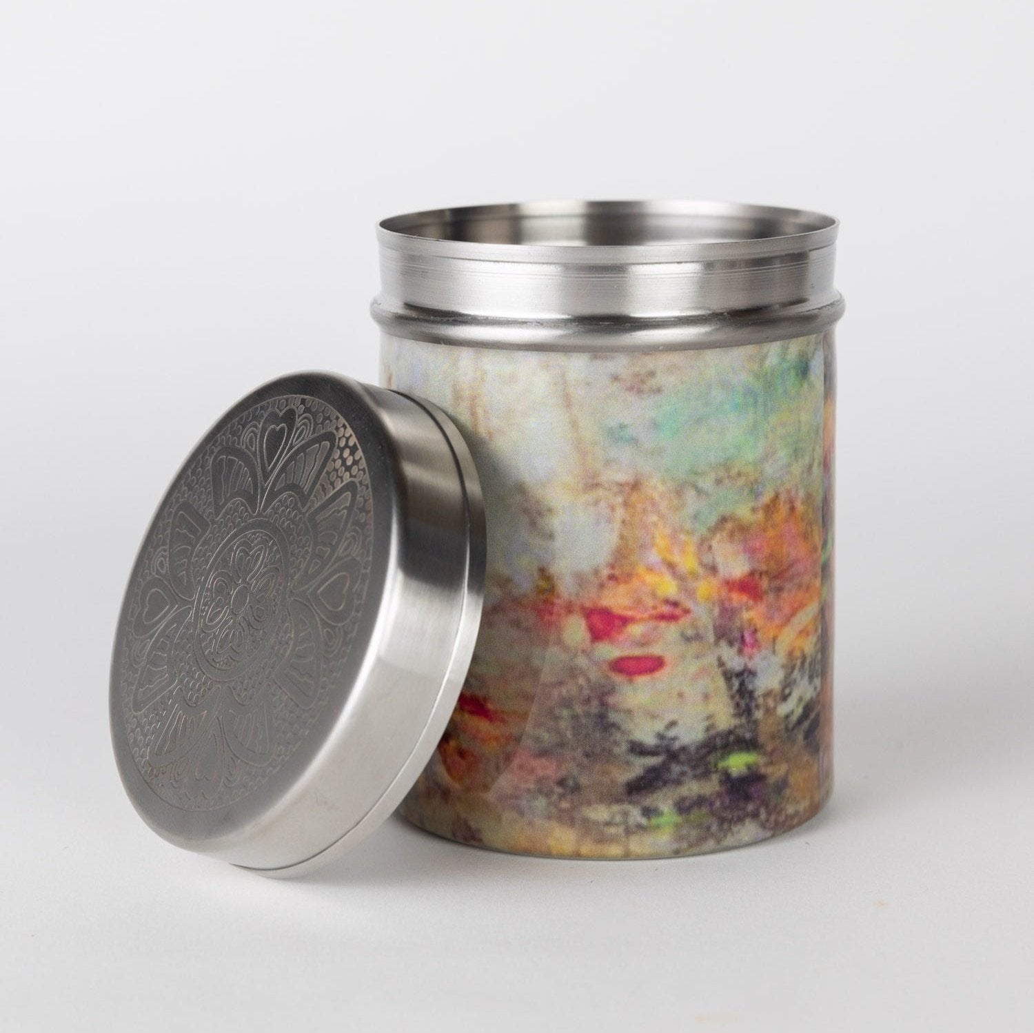 Monet Metal Storage Canister - Ten Thousand Villages
