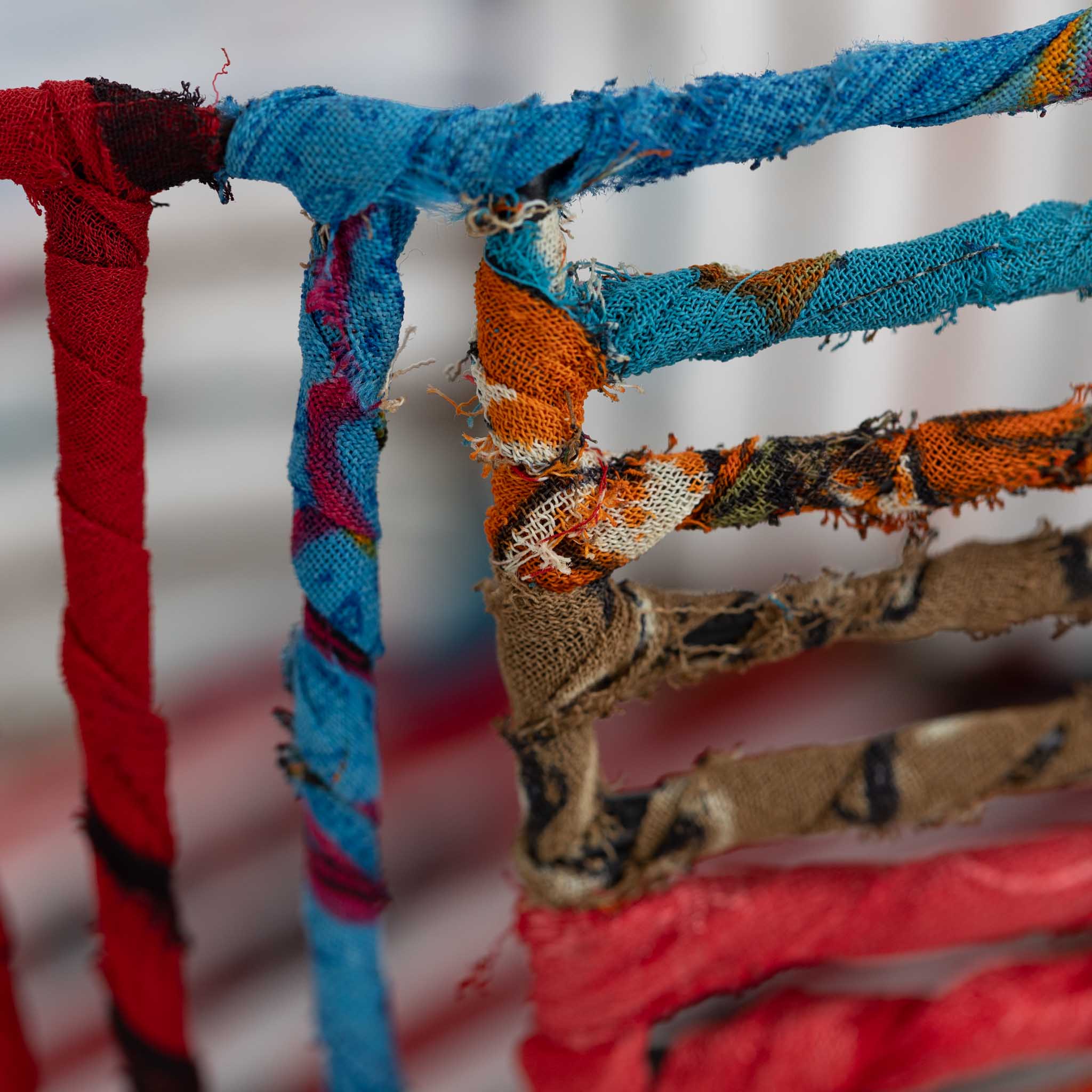 Recycled Sari Wrapped Wire Basket - Ten Thousand Villages