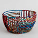 Recycled Sari Wrapped Wire Basket thumbnail 5
