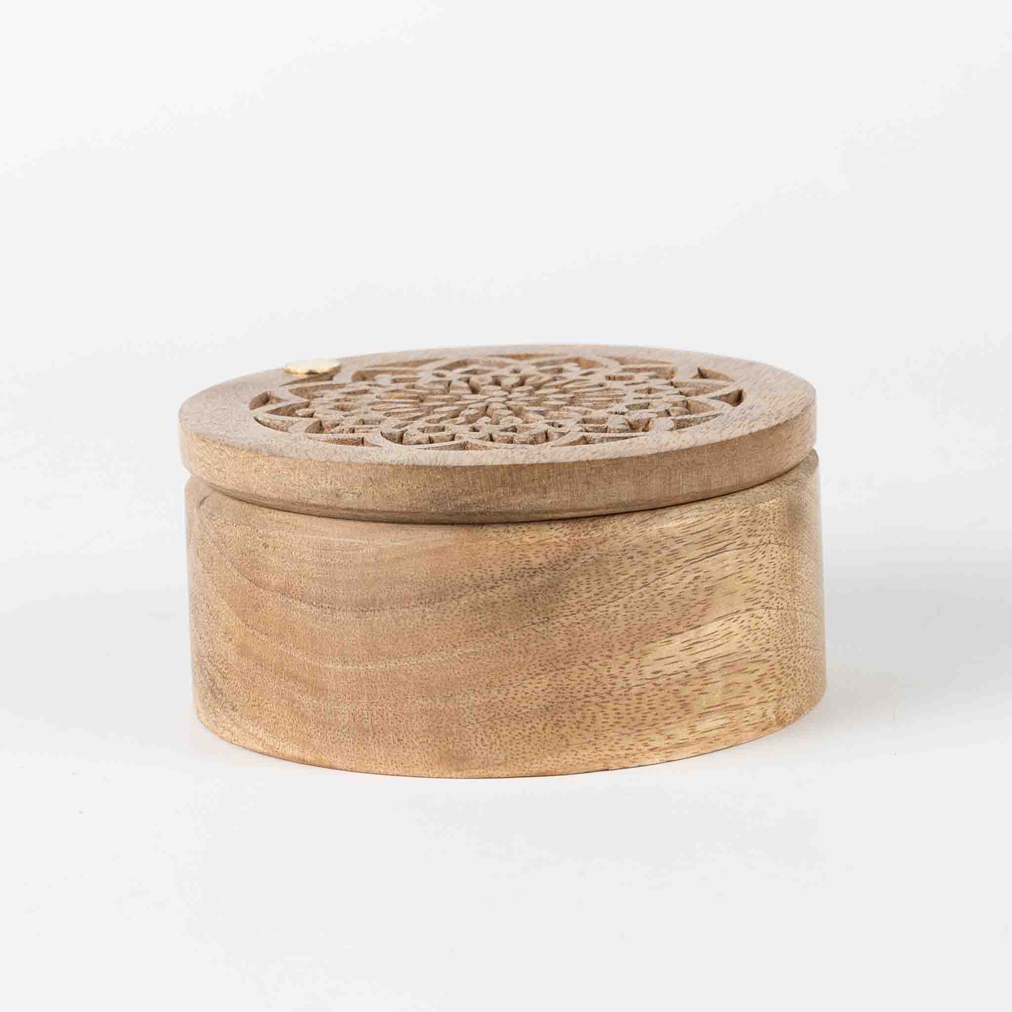 Khazaana Mango Wood Keepsake Box - Default Title (6832750)