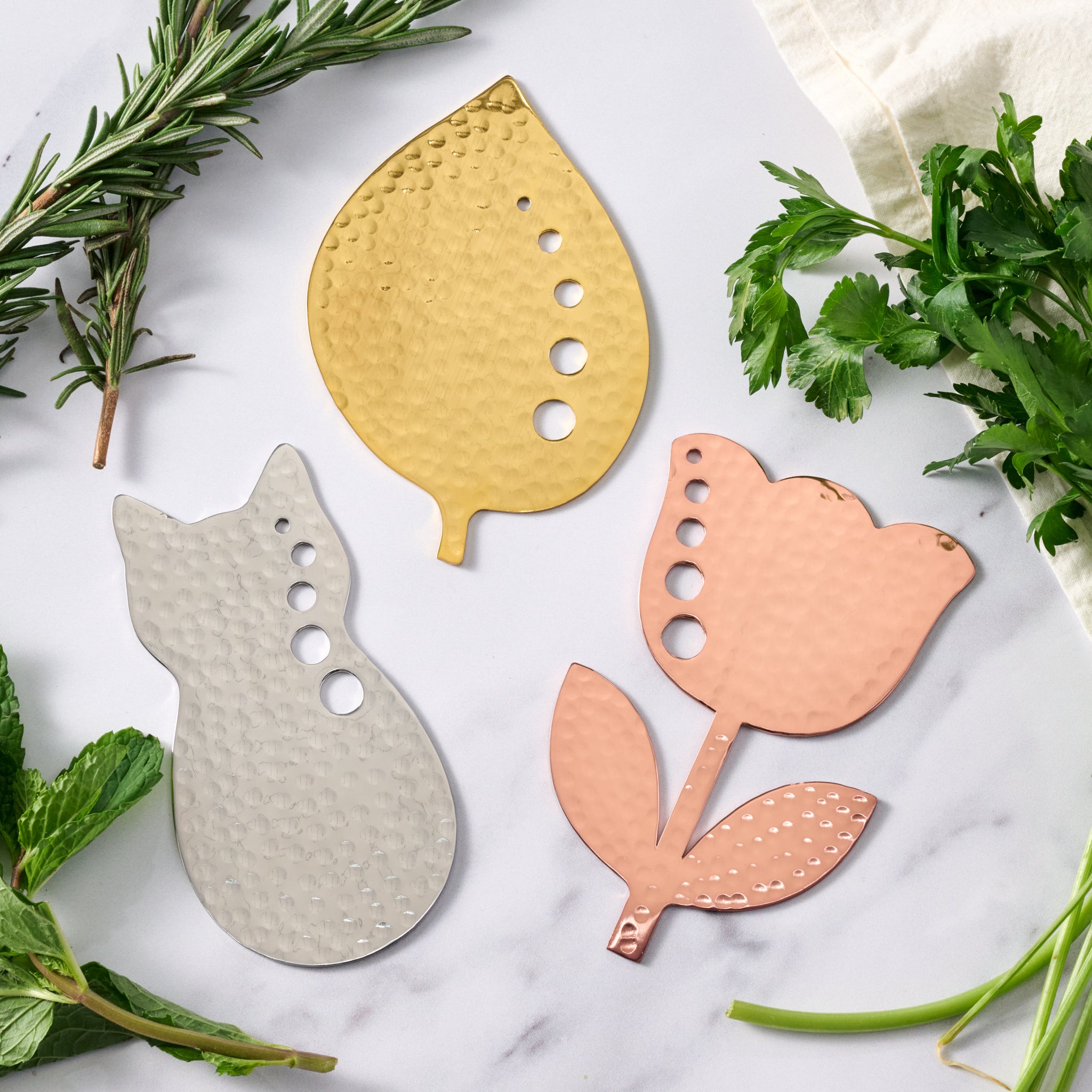 Svaad Stainless Steel Herb Stripper - Leaf