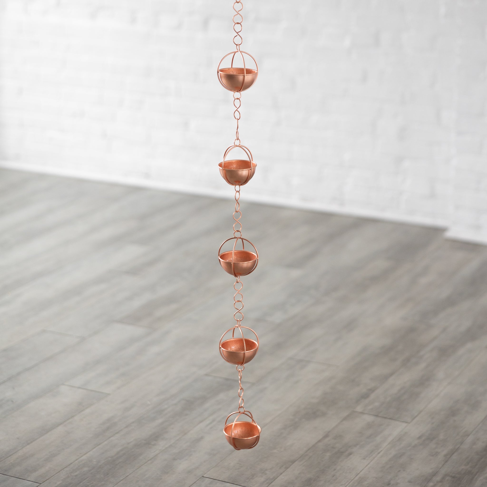 Prava Copper Rain Chain - Thumbnail 4