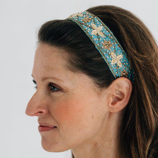 Patti Floral Beaded Headband