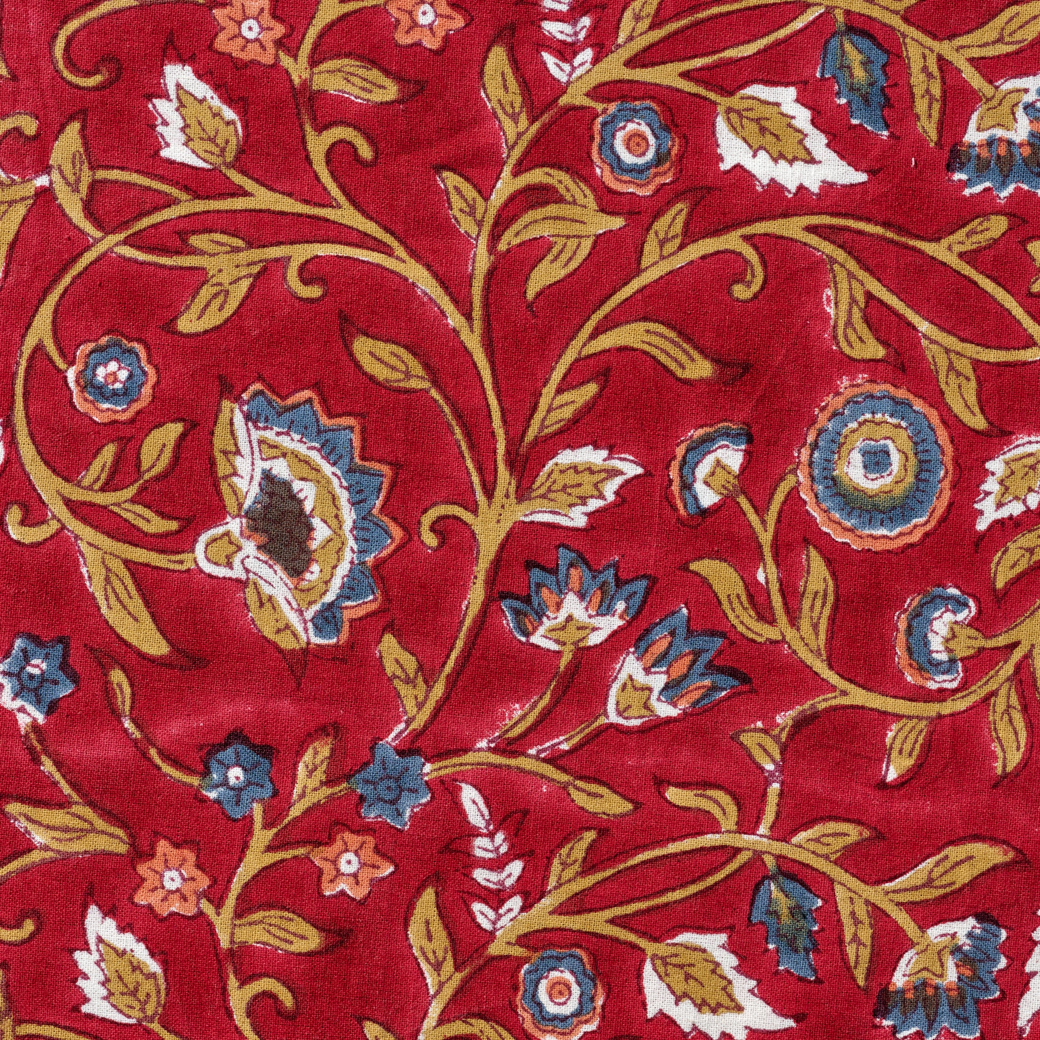 Floral Blooms Red Tablecloth - Ten Thousand Villages