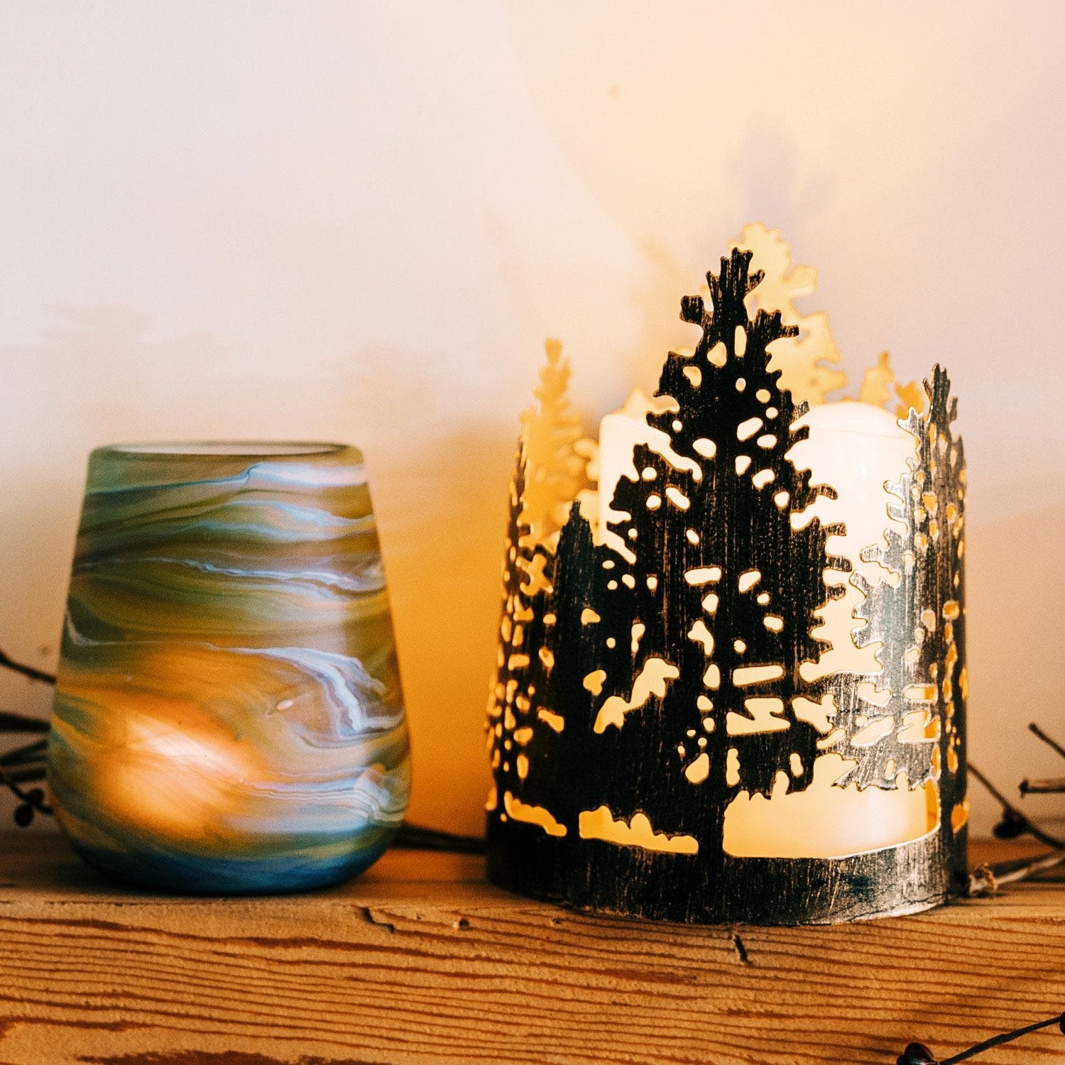 Forest Shimmer Candleholder - Ten Thousand Villages