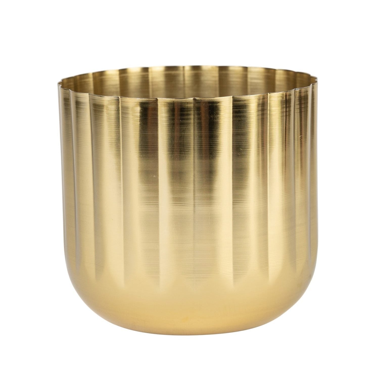 Firelit Scalloped Planter - Ten Thousand Villages