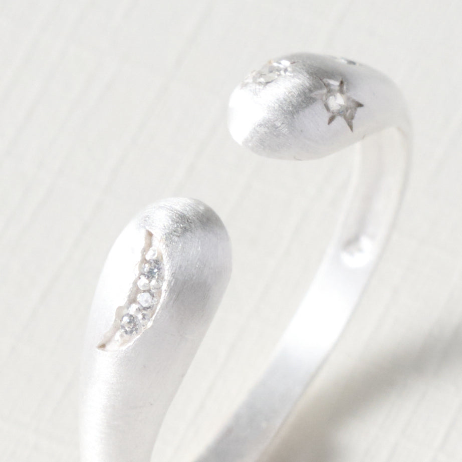 Celestial Skies Open Front Ring