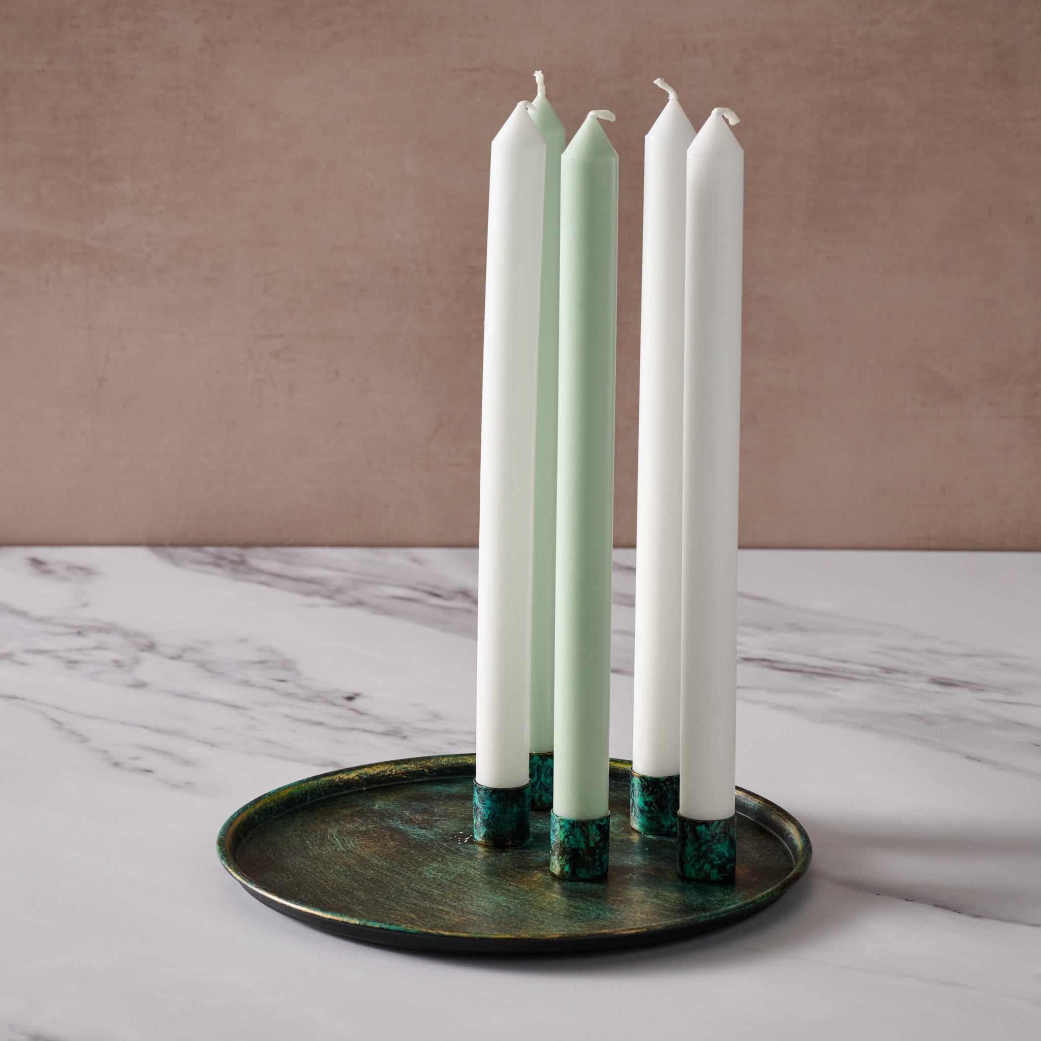 Mashal Iron Taper Candle Holder Plate - Ten Thousand Villages